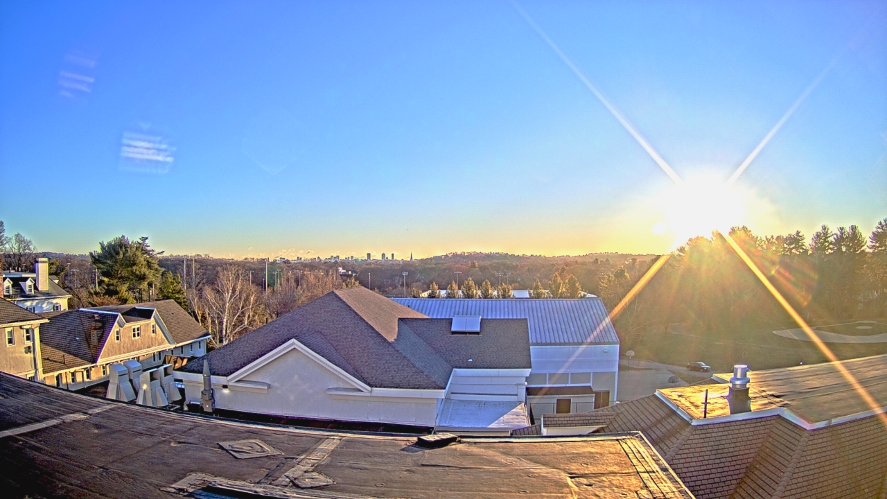 Thumbnail for current weather camera view from Fessenden School in Newton, Massachusetts