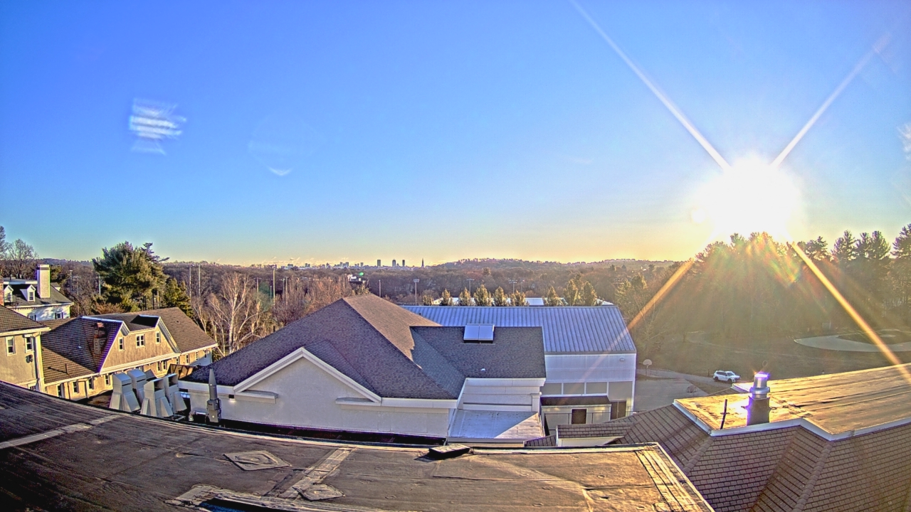 Thumbnail for current weather camera view from Fessenden School in Newton, Massachusetts