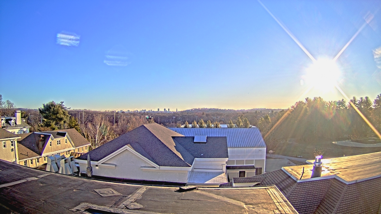 Thumbnail for current weather camera view from Fessenden School in Newton, Massachusetts