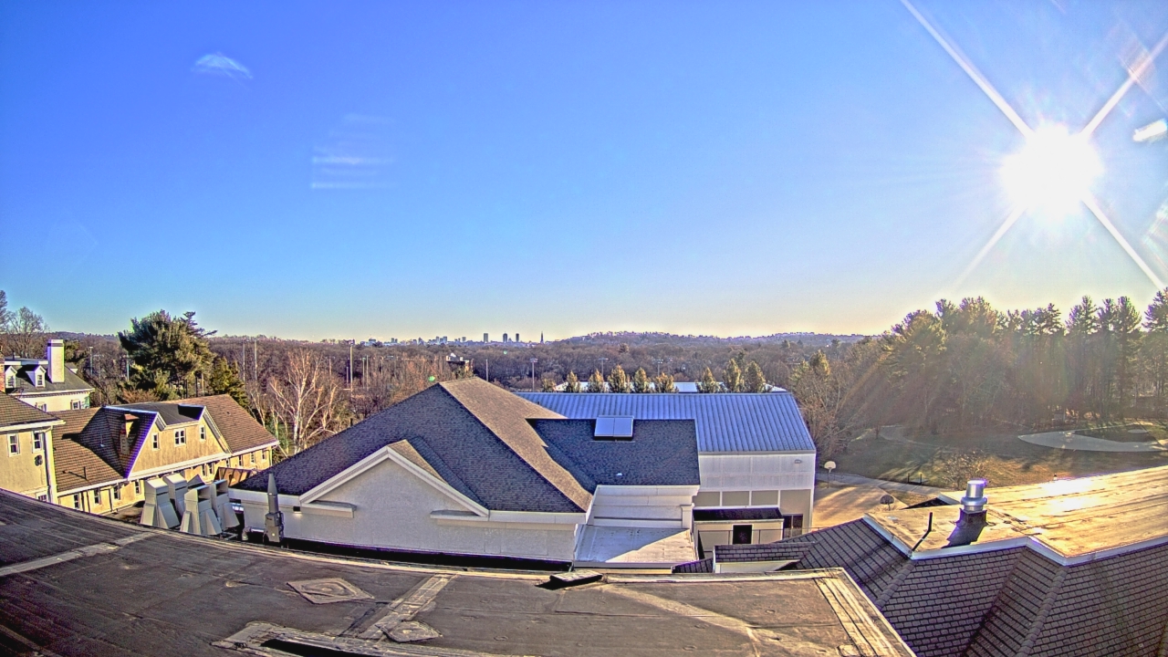 Thumbnail for current weather camera view from Fessenden School in Newton, Massachusetts