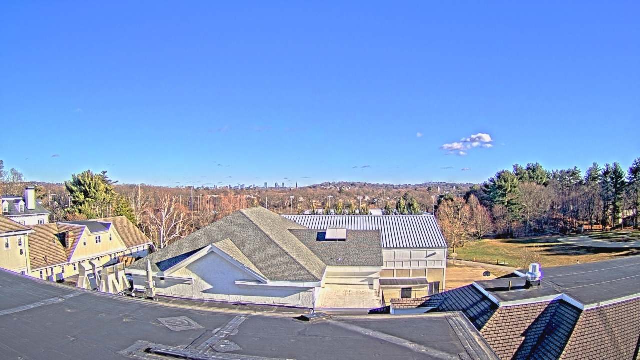 Thumbnail for current weather camera view from Fessenden School in Newton, Massachusetts