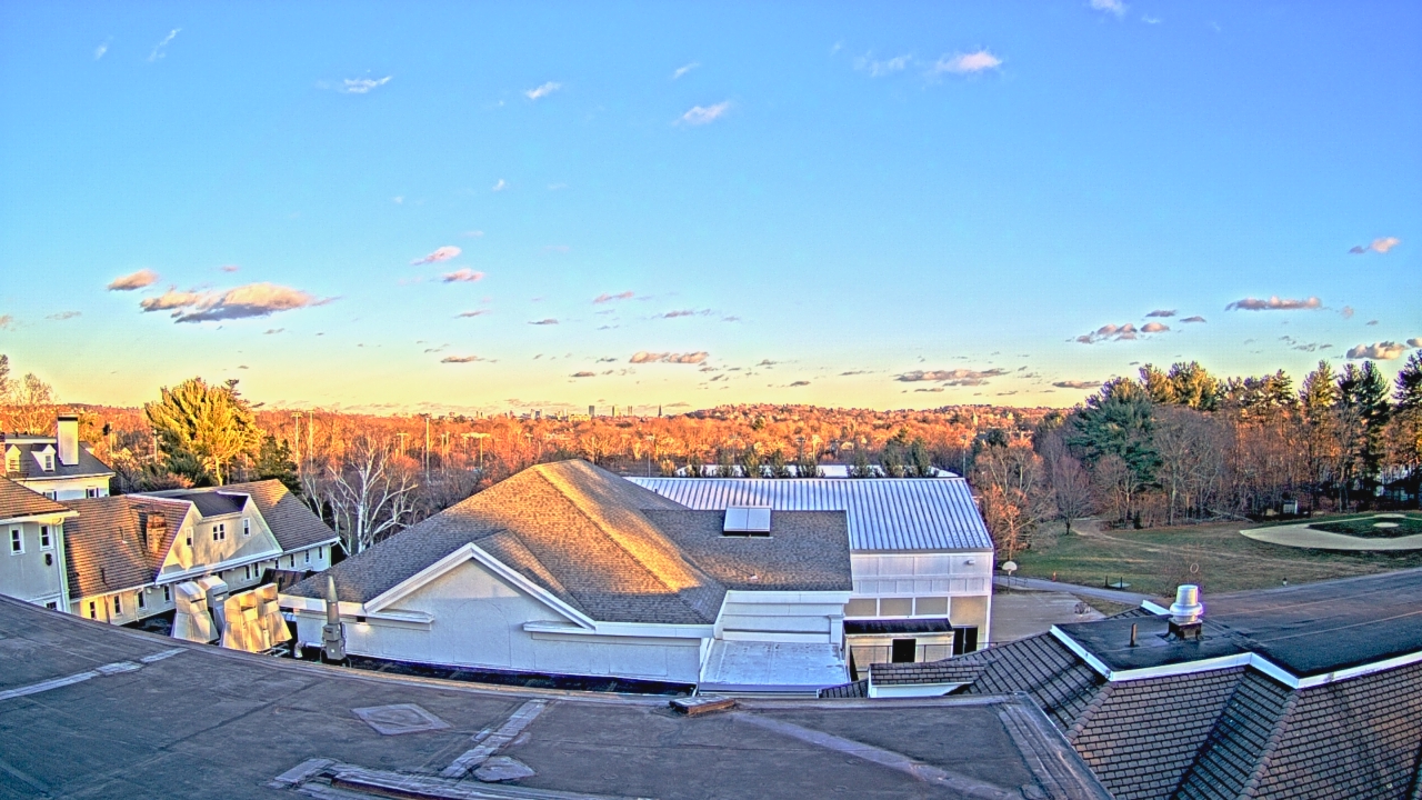 Thumbnail for current weather camera view from Fessenden School in Newton, Massachusetts