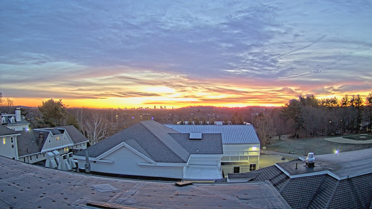 Thumbnail for current weather camera view from Fessenden School in Newton, Massachusetts