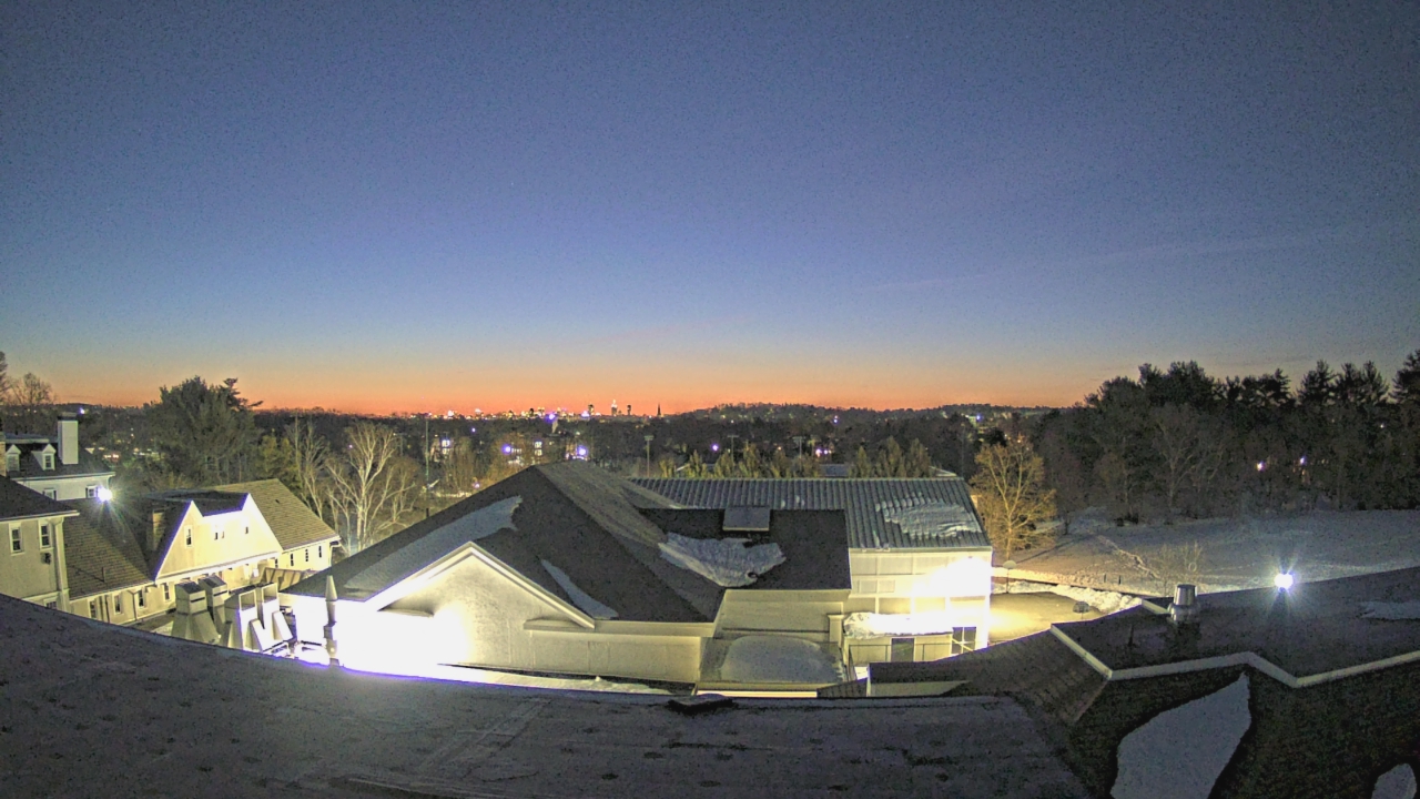 Thumbnail for current weather camera view from Fessenden School in Newton, Massachusetts