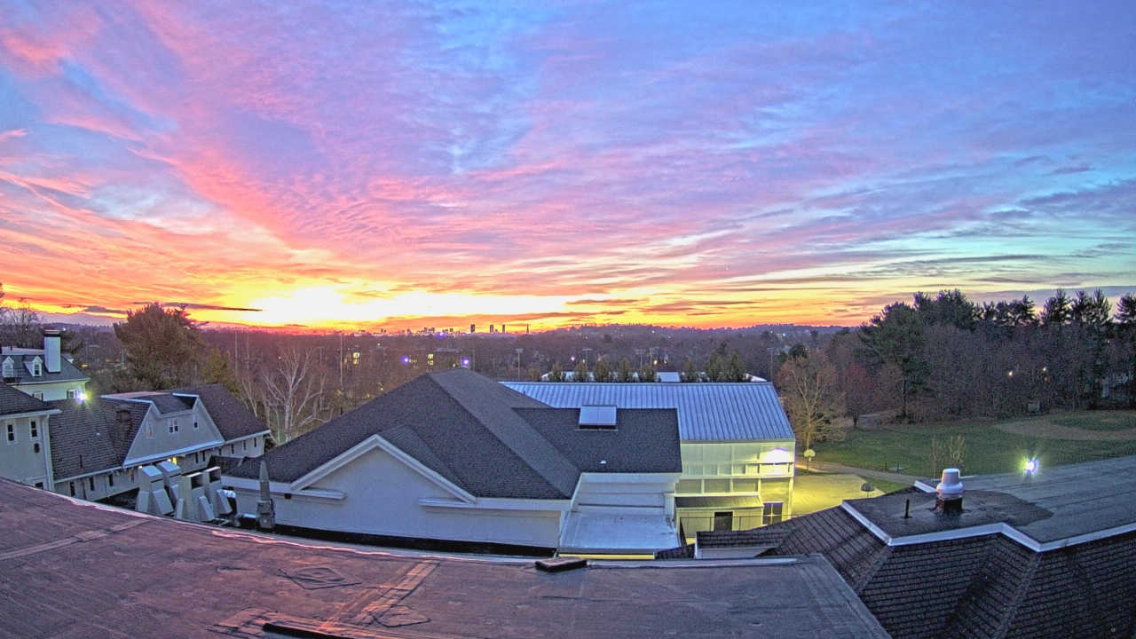 Thumbnail for current weather camera view from Fessenden School in Newton, Massachusetts