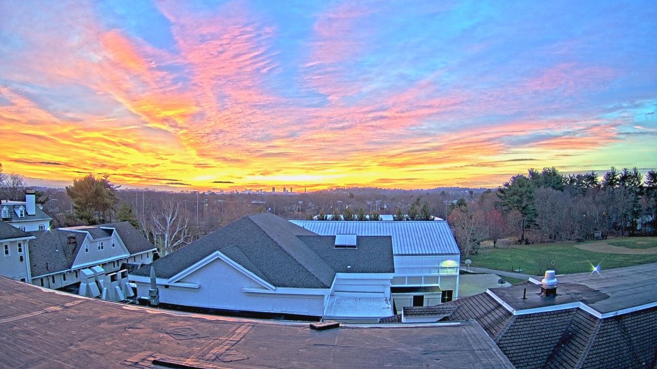 Thumbnail for current weather camera view from Fessenden School in Newton, Massachusetts