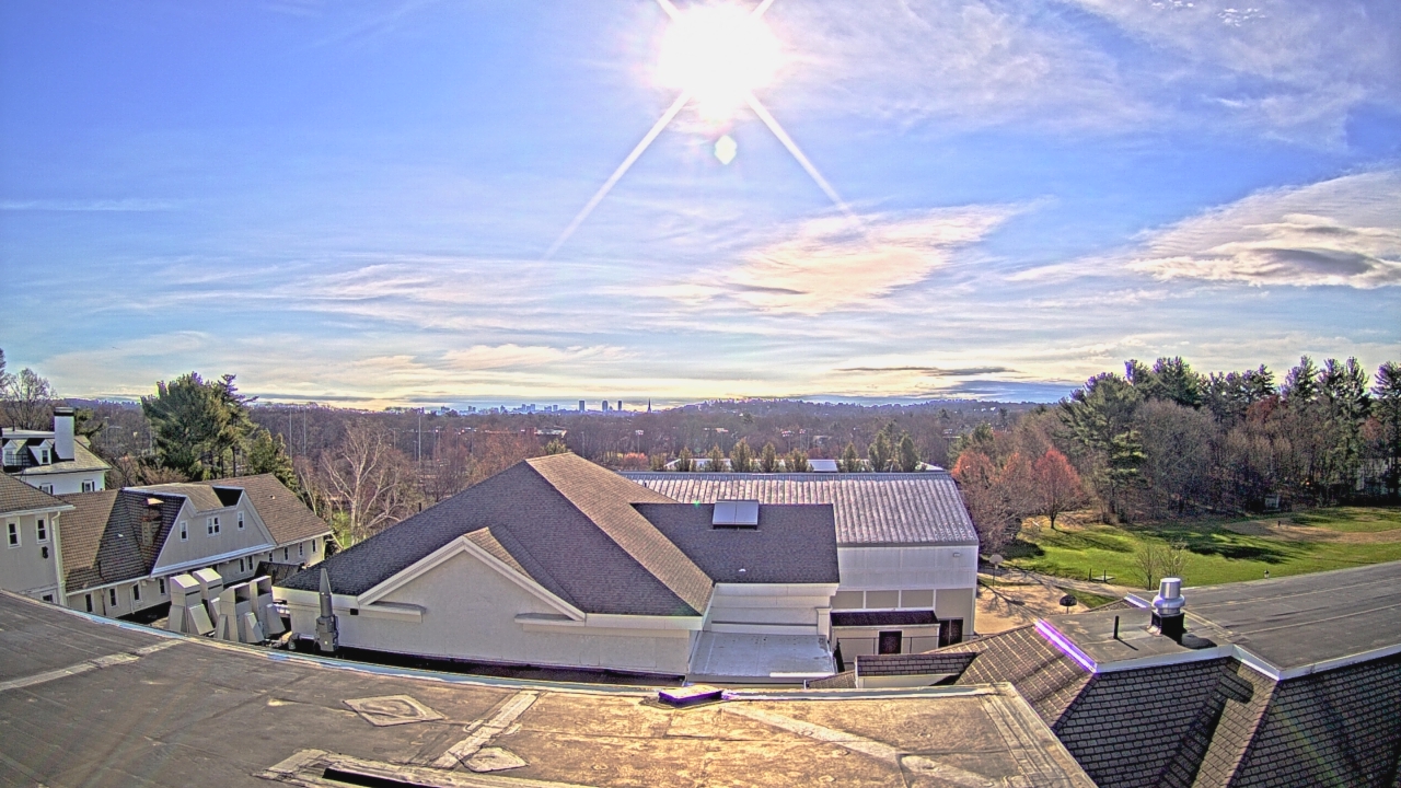Thumbnail for current weather camera view from Fessenden School in Newton, Massachusetts