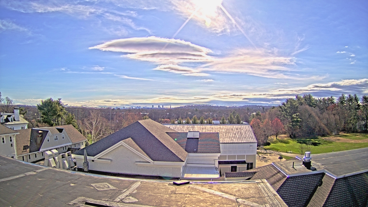Thumbnail for current weather camera view from Fessenden School in Newton, Massachusetts