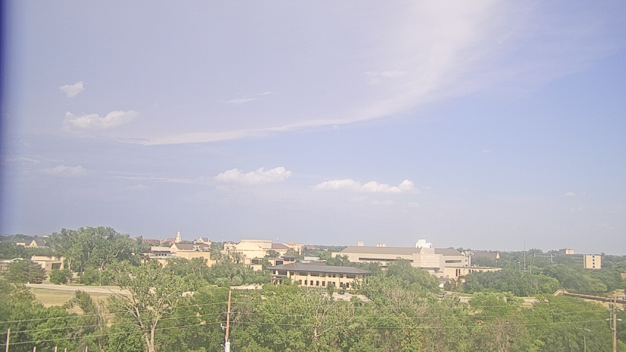 Thumbnail for current weather camera view from Fort Hays State University in Hays, Kansas