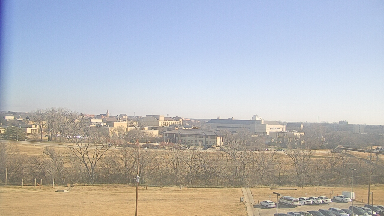Thumbnail for current weather camera view from Fort Hays State University in Hays, Kansas