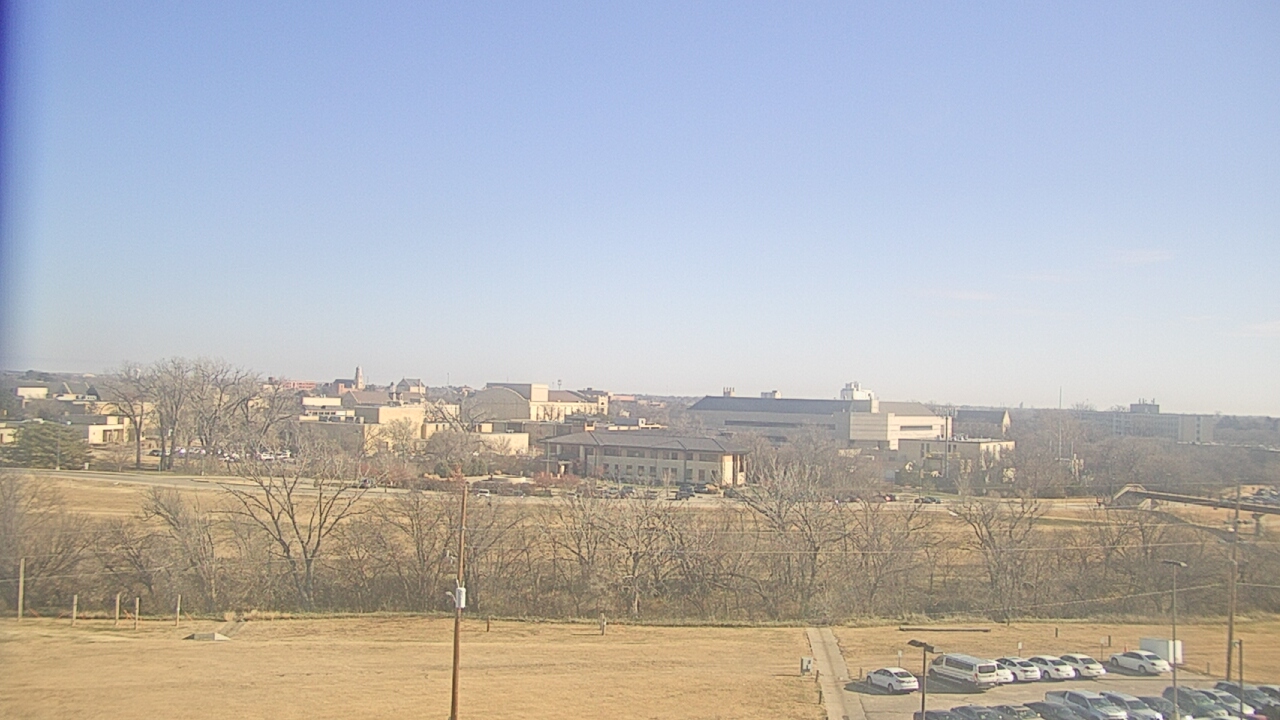 Thumbnail for current weather camera view from Fort Hays State University in Hays, Kansas