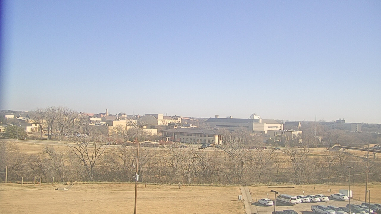 Thumbnail for current weather camera view from Fort Hays State University in Hays, Kansas