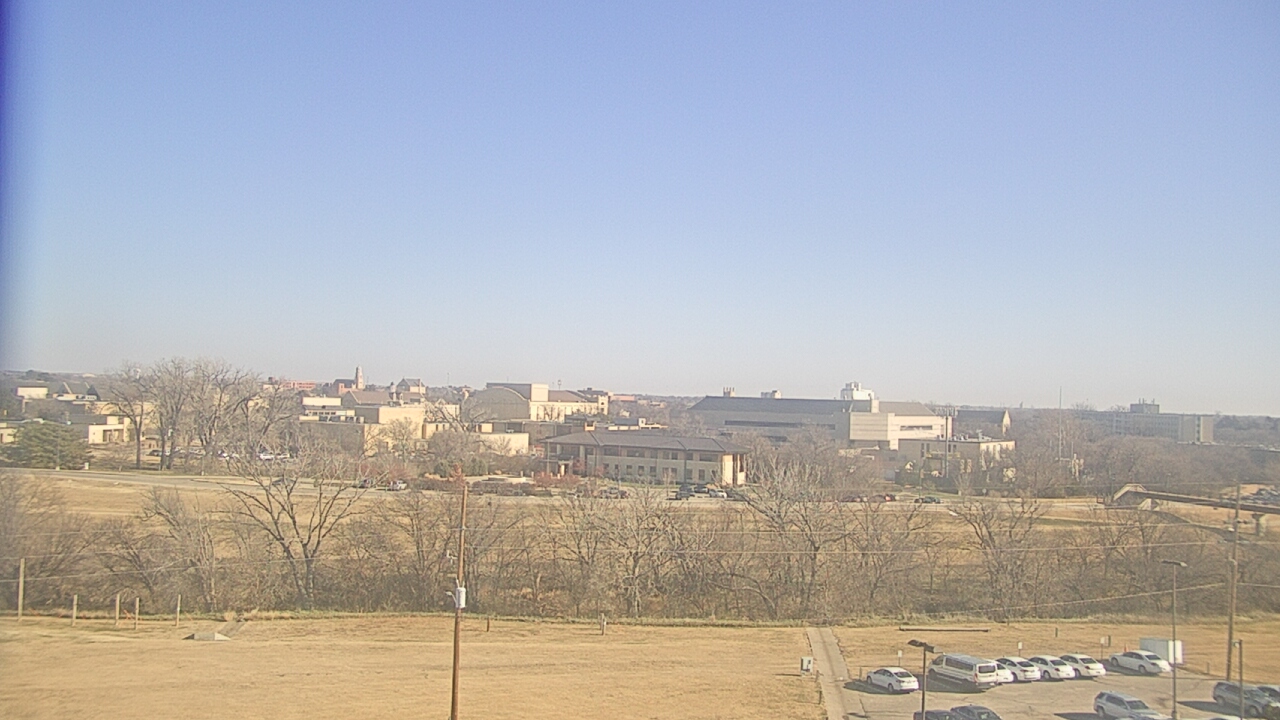 Thumbnail for current weather camera view from Fort Hays State University in Hays, Kansas