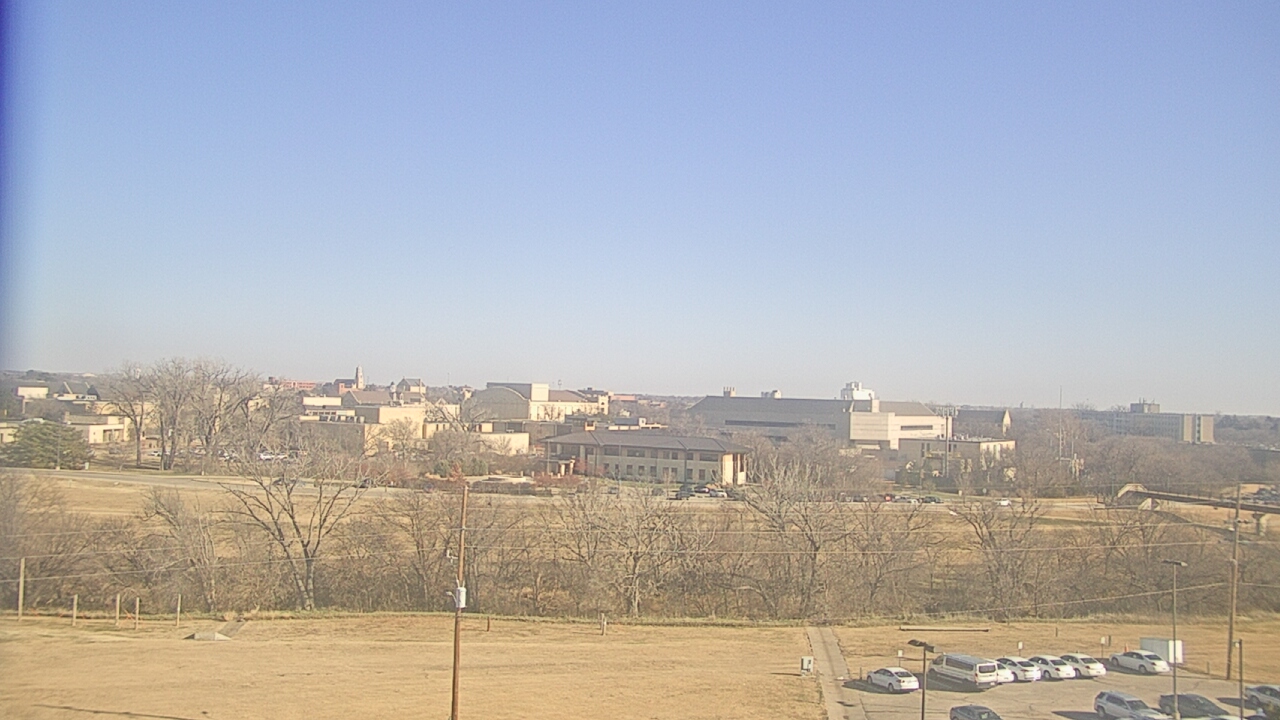 Thumbnail for current weather camera view from Fort Hays State University in Hays, Kansas