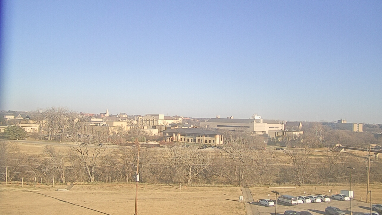 Thumbnail for current weather camera view from Fort Hays State University in Hays, Kansas