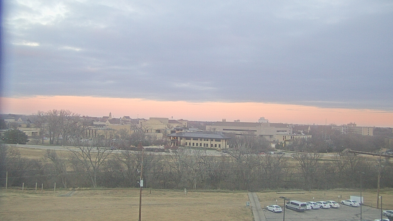Thumbnail for current weather camera view from Fort Hays State University in Hays, Kansas