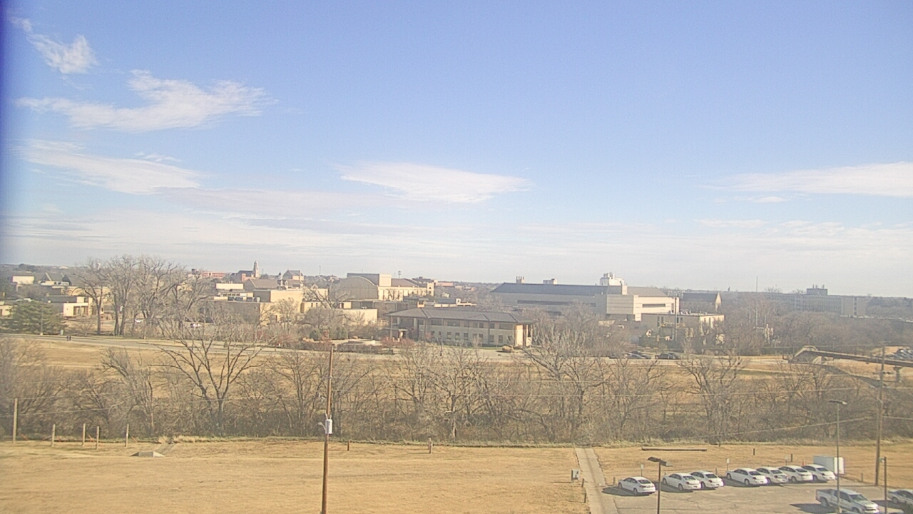 Thumbnail for current weather camera view from Fort Hays State University in Hays, Kansas