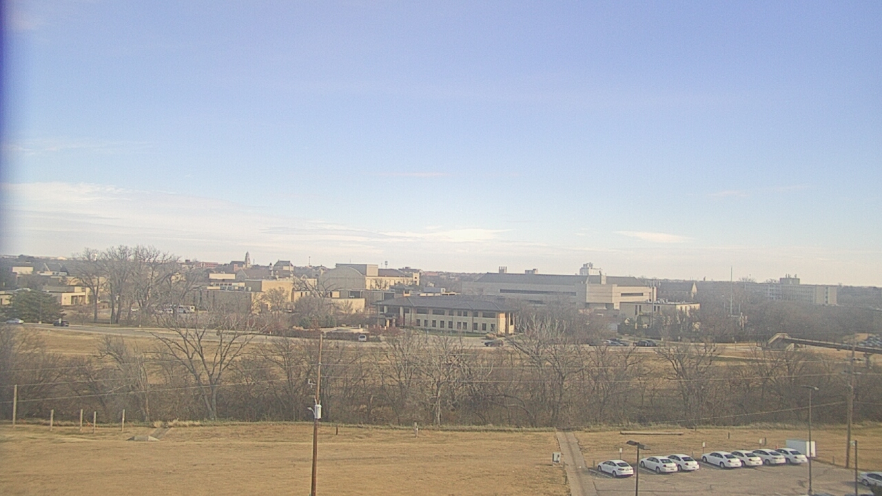 Thumbnail for current weather camera view from Fort Hays State University in Hays, Kansas
