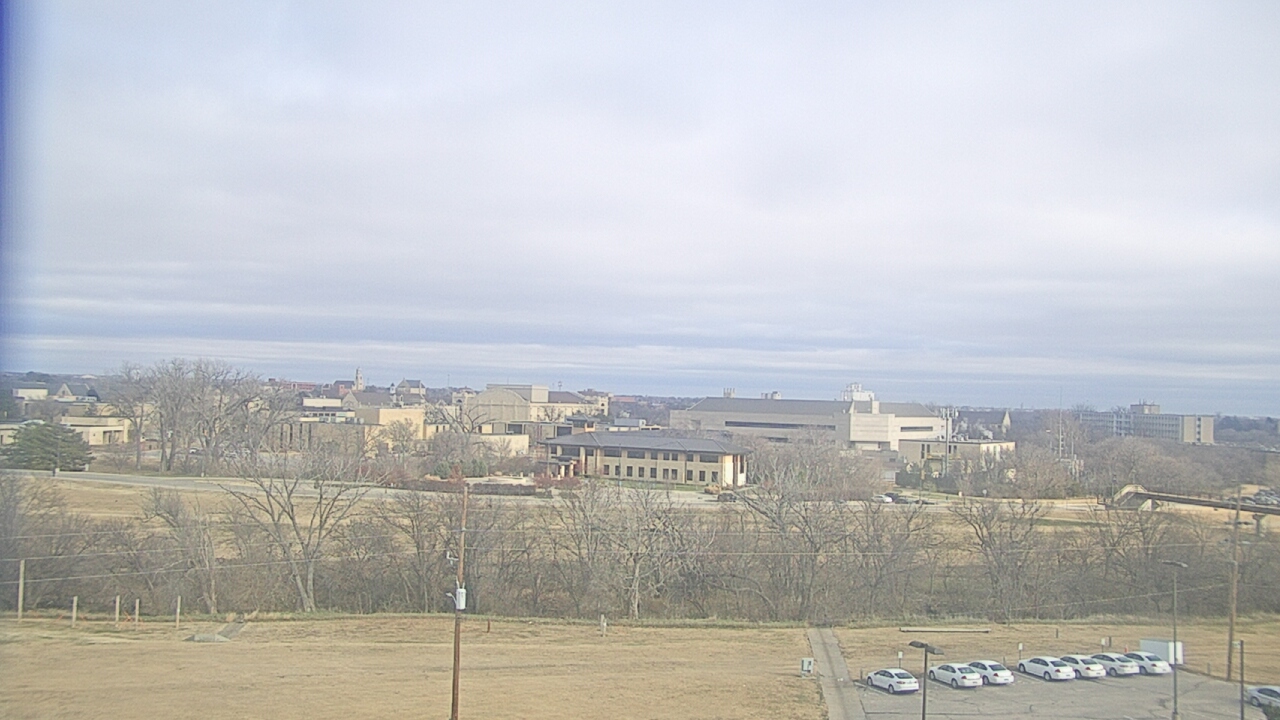 Thumbnail for current weather camera view from Fort Hays State University in Hays, Kansas