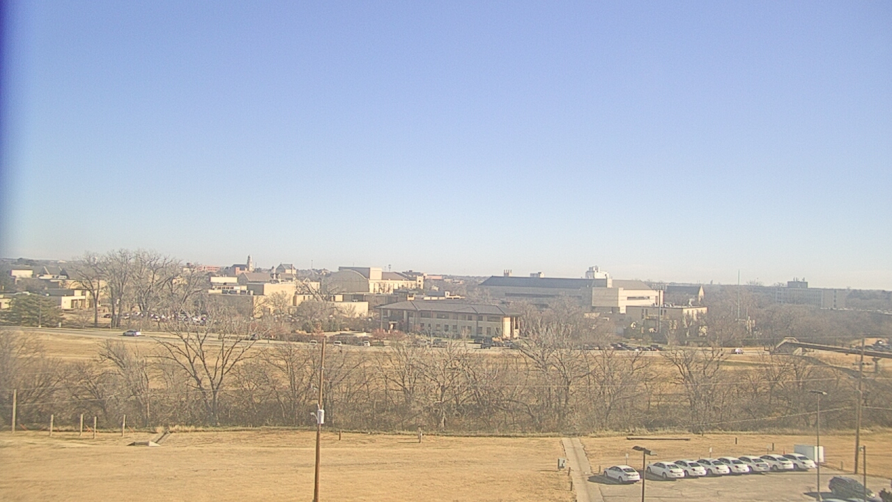 Thumbnail for current weather camera view from Fort Hays State University in Hays, Kansas