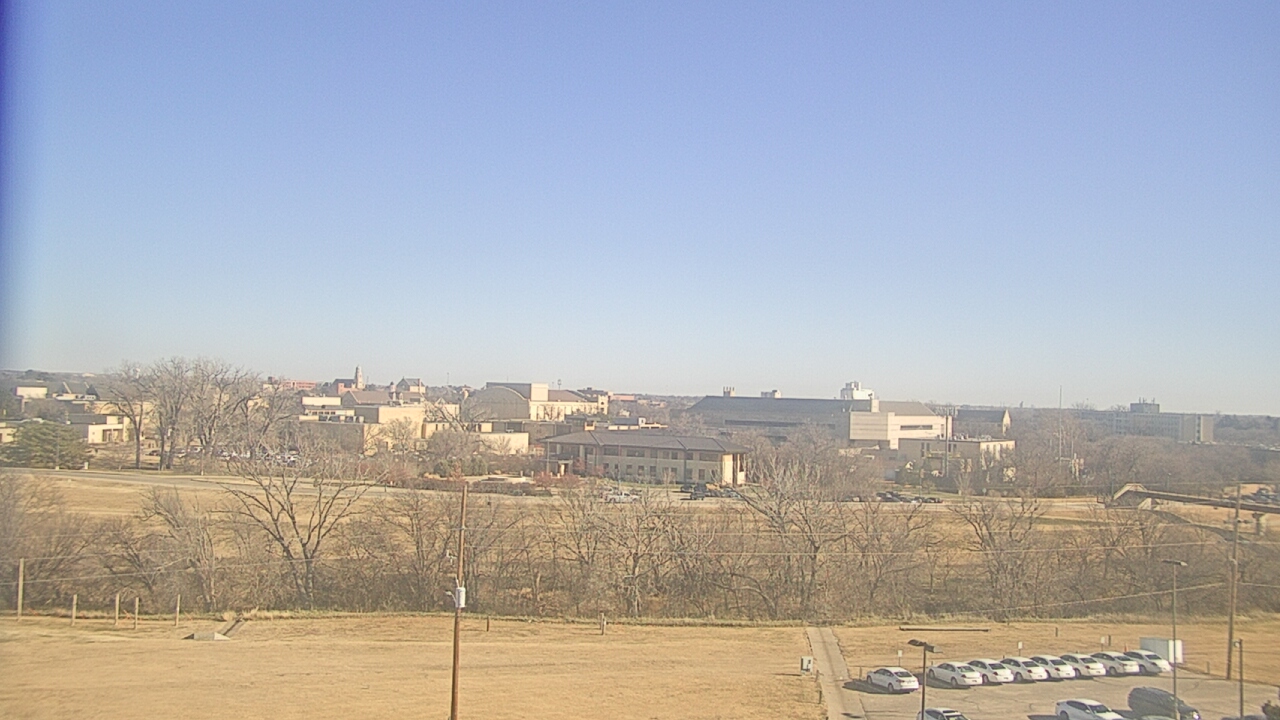 Thumbnail for current weather camera view from Fort Hays State University in Hays, Kansas