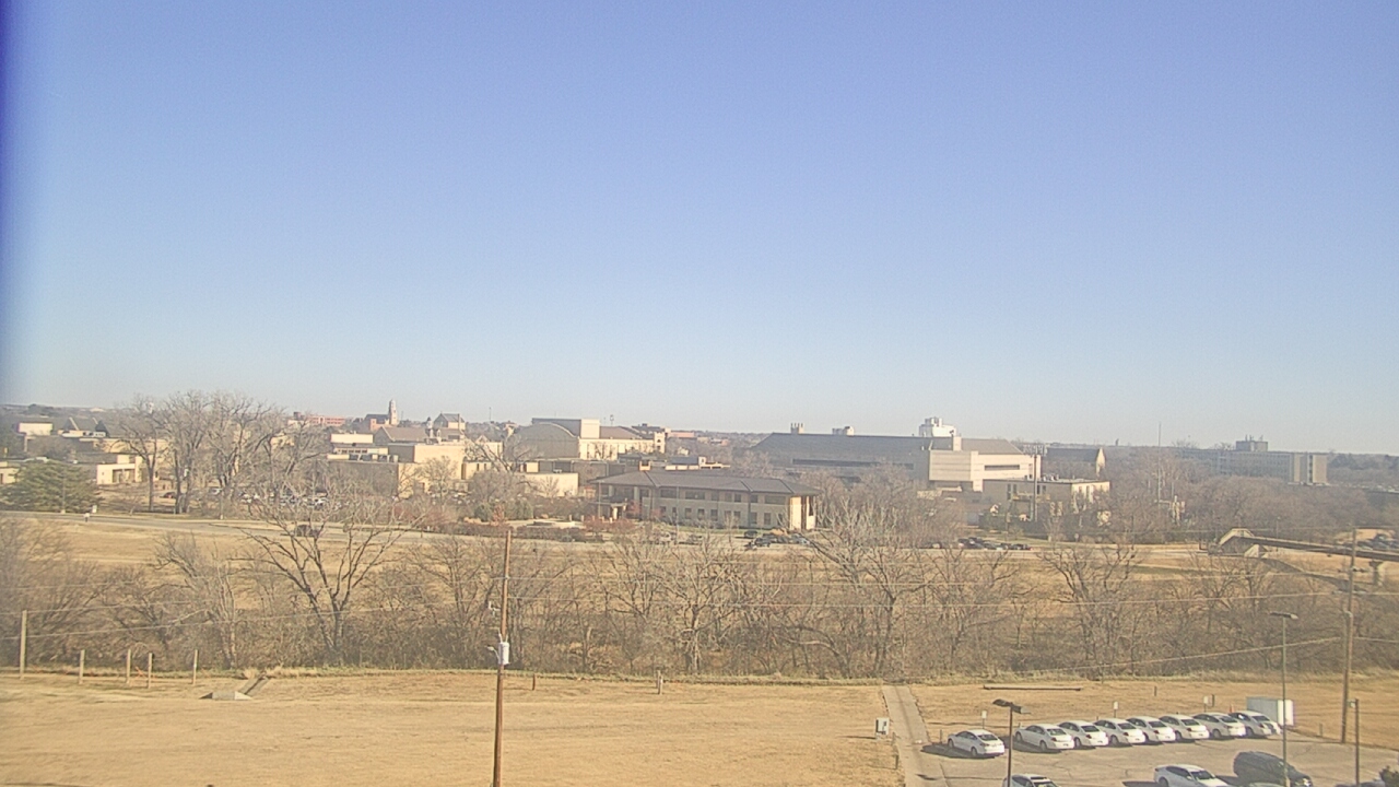 Thumbnail for current weather camera view from Fort Hays State University in Hays, Kansas