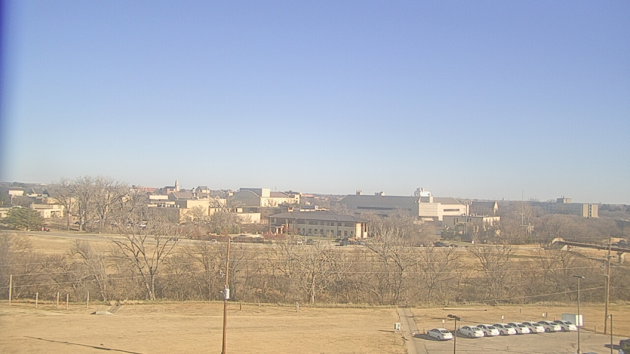 Thumbnail for current weather camera view from Fort Hays State University in Hays, Kansas
