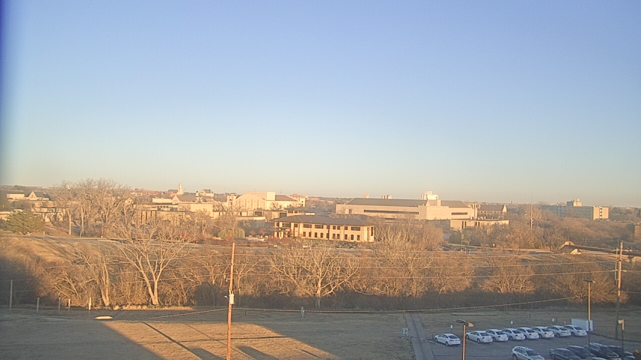 Thumbnail for current weather camera view from Fort Hays State University in Hays, Kansas