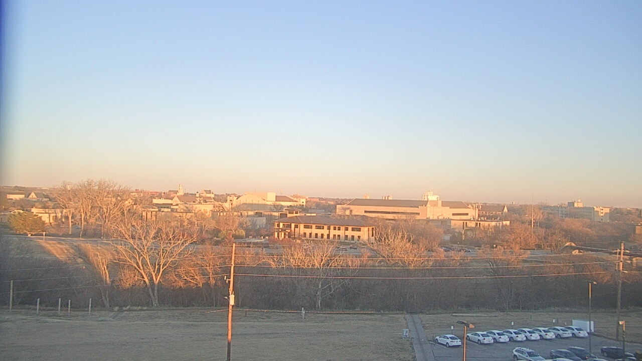 Thumbnail for current weather camera view from Fort Hays State University in Hays, Kansas