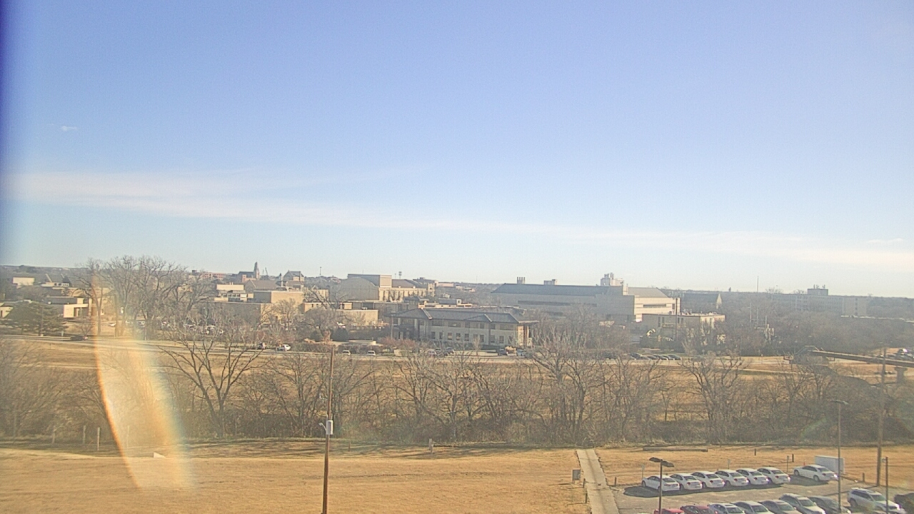 Thumbnail for current weather camera view from Fort Hays State University in Hays, Kansas