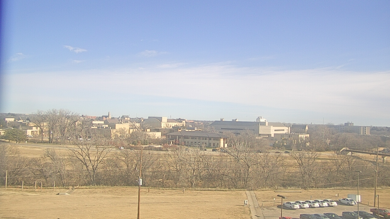 Thumbnail for current weather camera view from Fort Hays State University in Hays, Kansas
