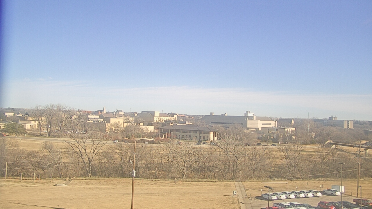 Thumbnail for current weather camera view from Fort Hays State University in Hays, Kansas