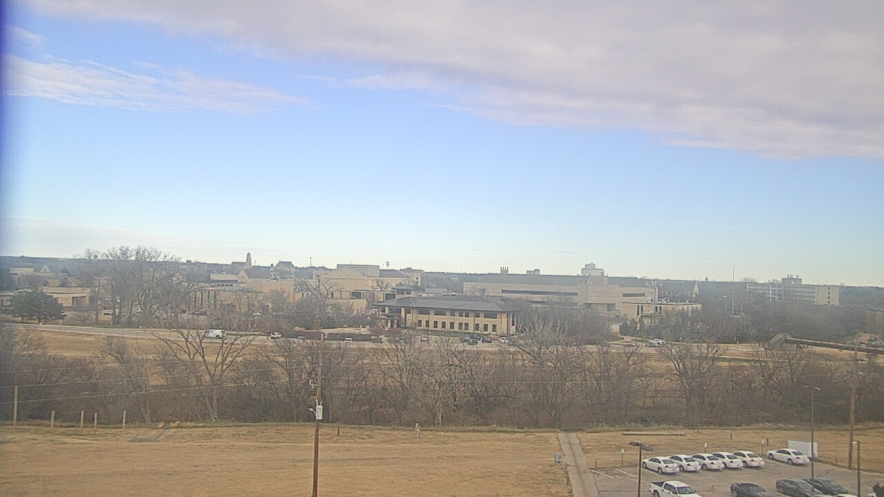 Thumbnail for current weather camera view from Fort Hays State University in Hays, Kansas