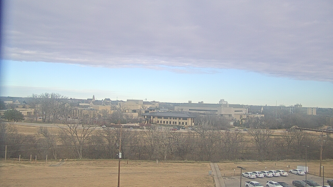 Thumbnail for current weather camera view from Fort Hays State University in Hays, Kansas