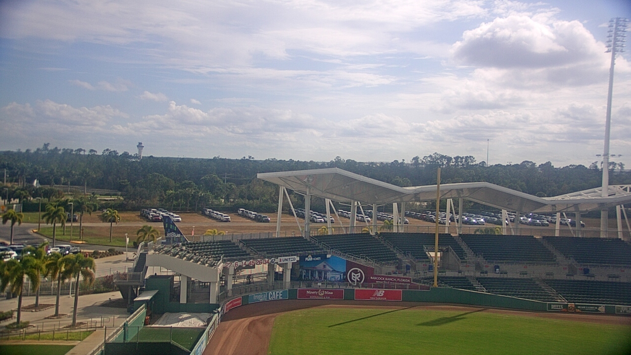 Thumbnail for current weather camera view from JetBlue Park at Fenway South in Arborwood, Florida
