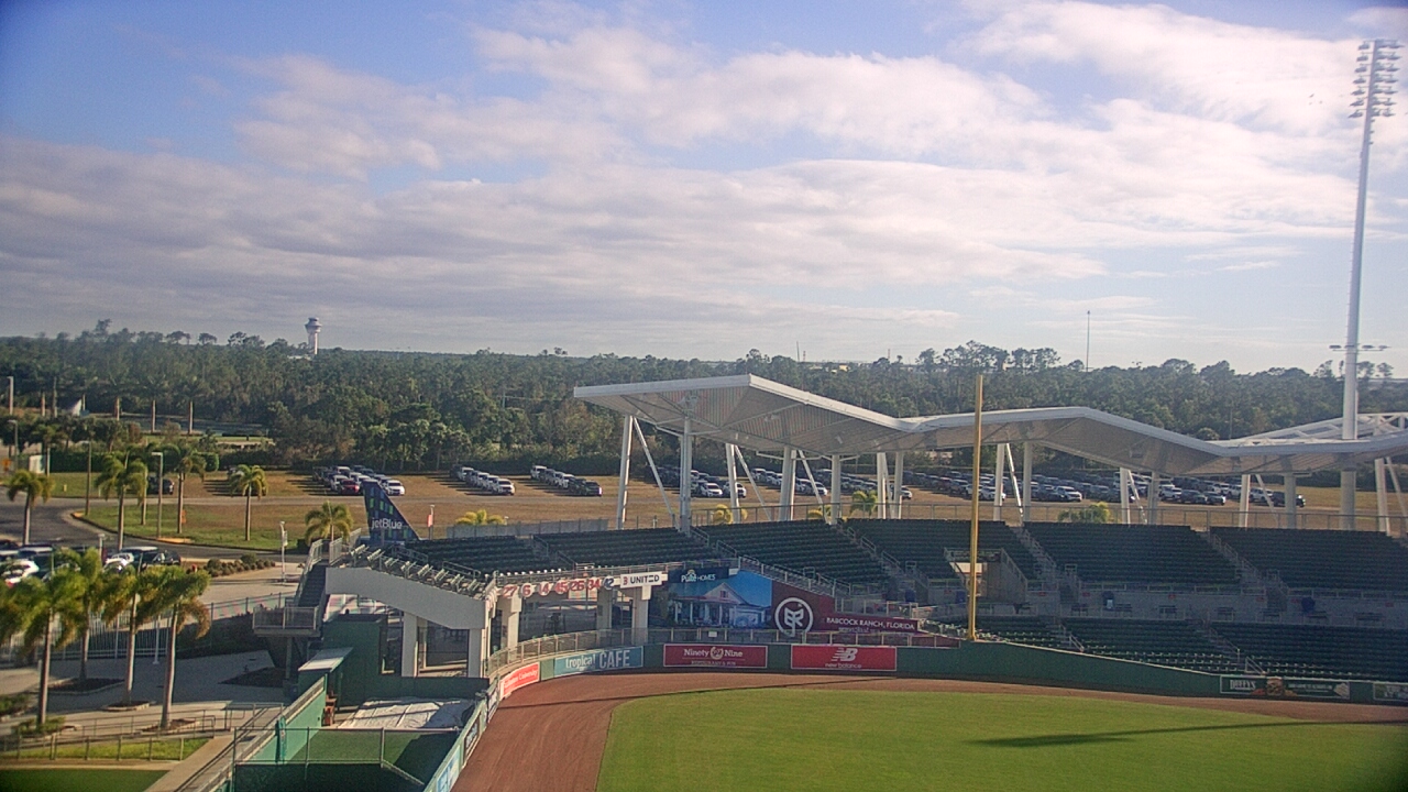 Thumbnail for current weather camera view from JetBlue Park at Fenway South in Arborwood, Florida