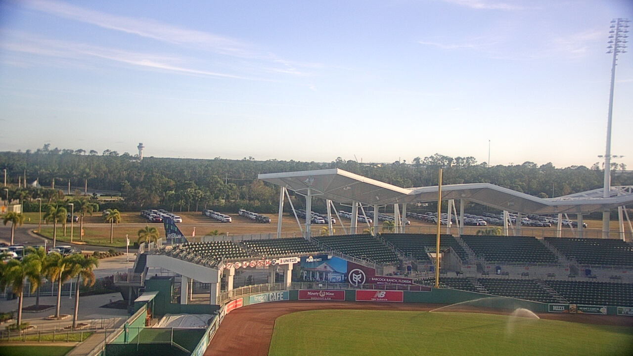 Thumbnail for current weather camera view from JetBlue Park at Fenway South in Arborwood, Florida