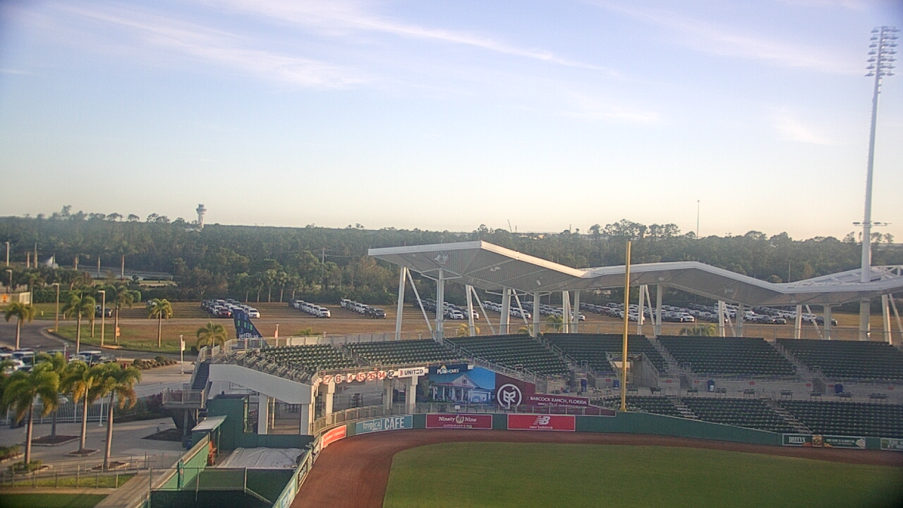 Thumbnail for current weather camera view from JetBlue Park at Fenway South in Arborwood, Florida