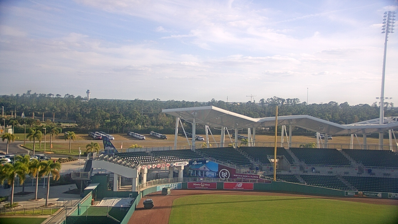 Thumbnail for current weather camera view from JetBlue Park at Fenway South in Arborwood, Florida