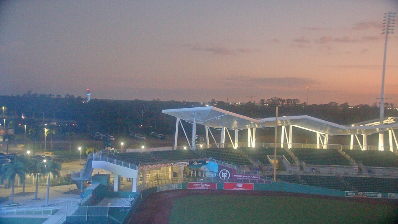 Thumbnail for current weather camera view from JetBlue Park at Fenway South in Arborwood, Florida