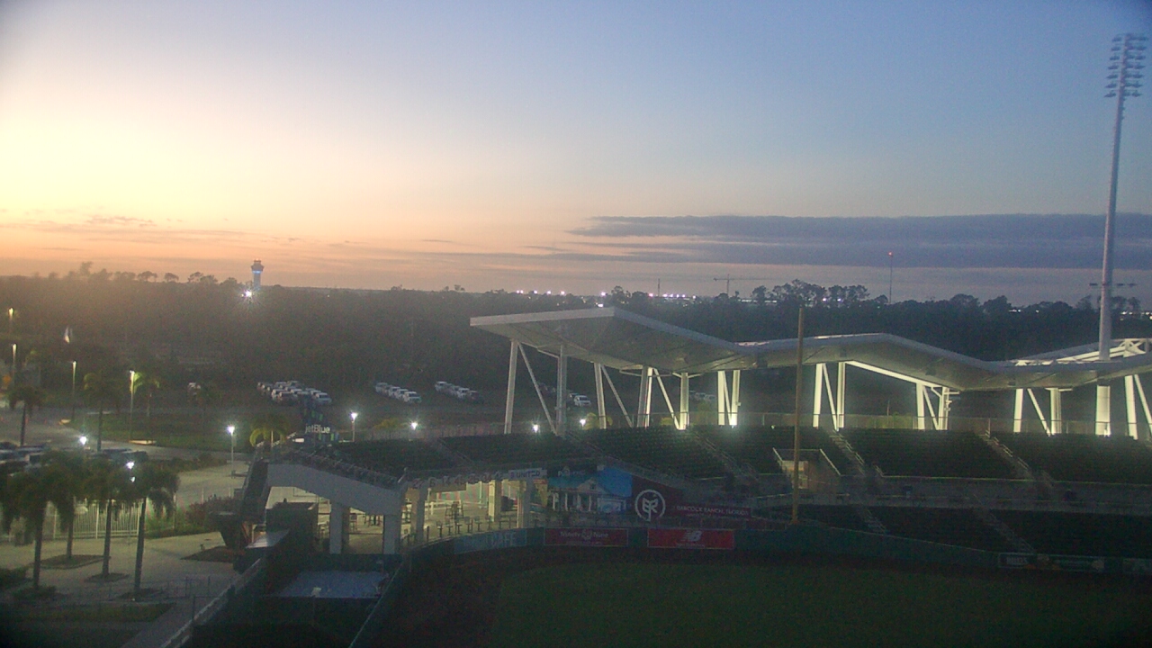 Thumbnail for current weather camera view from JetBlue Park at Fenway South in Arborwood, Florida