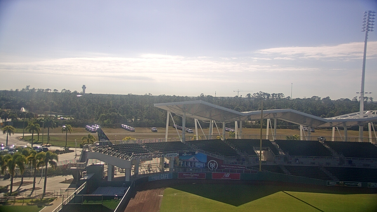 Thumbnail for current weather camera view from JetBlue Park at Fenway South in Arborwood, Florida