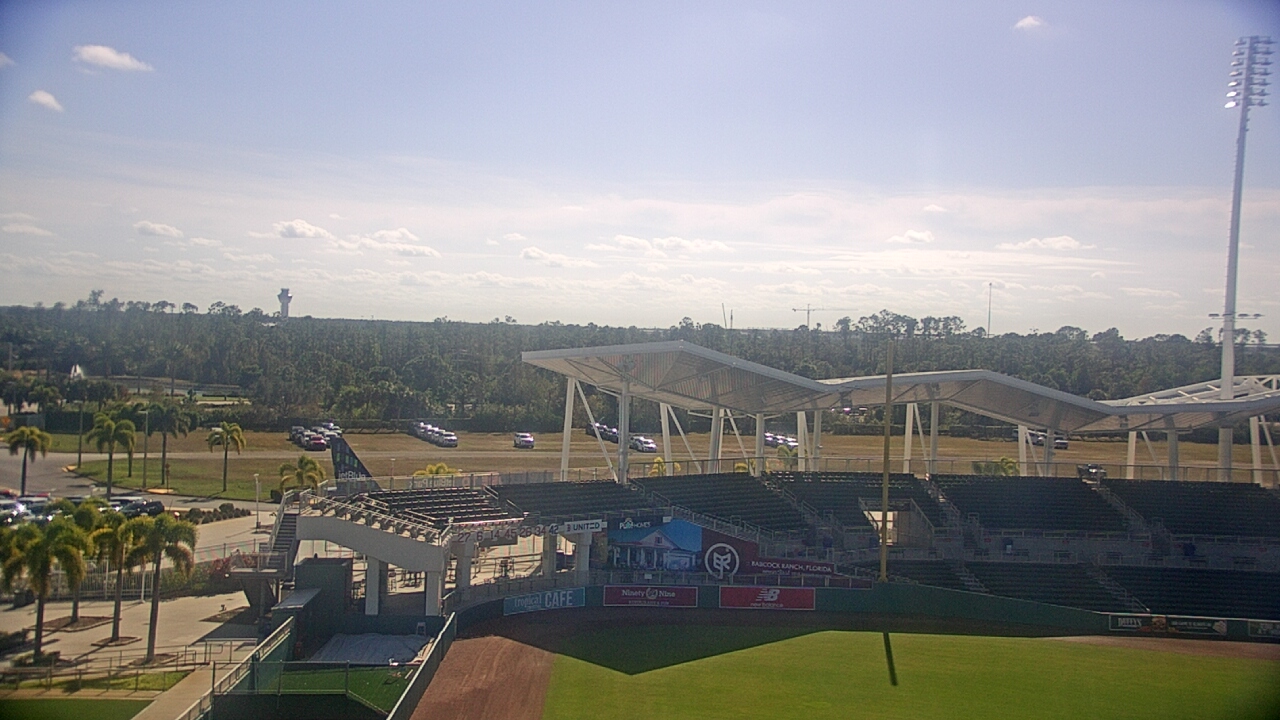 Thumbnail for current weather camera view from JetBlue Park at Fenway South in Arborwood, Florida