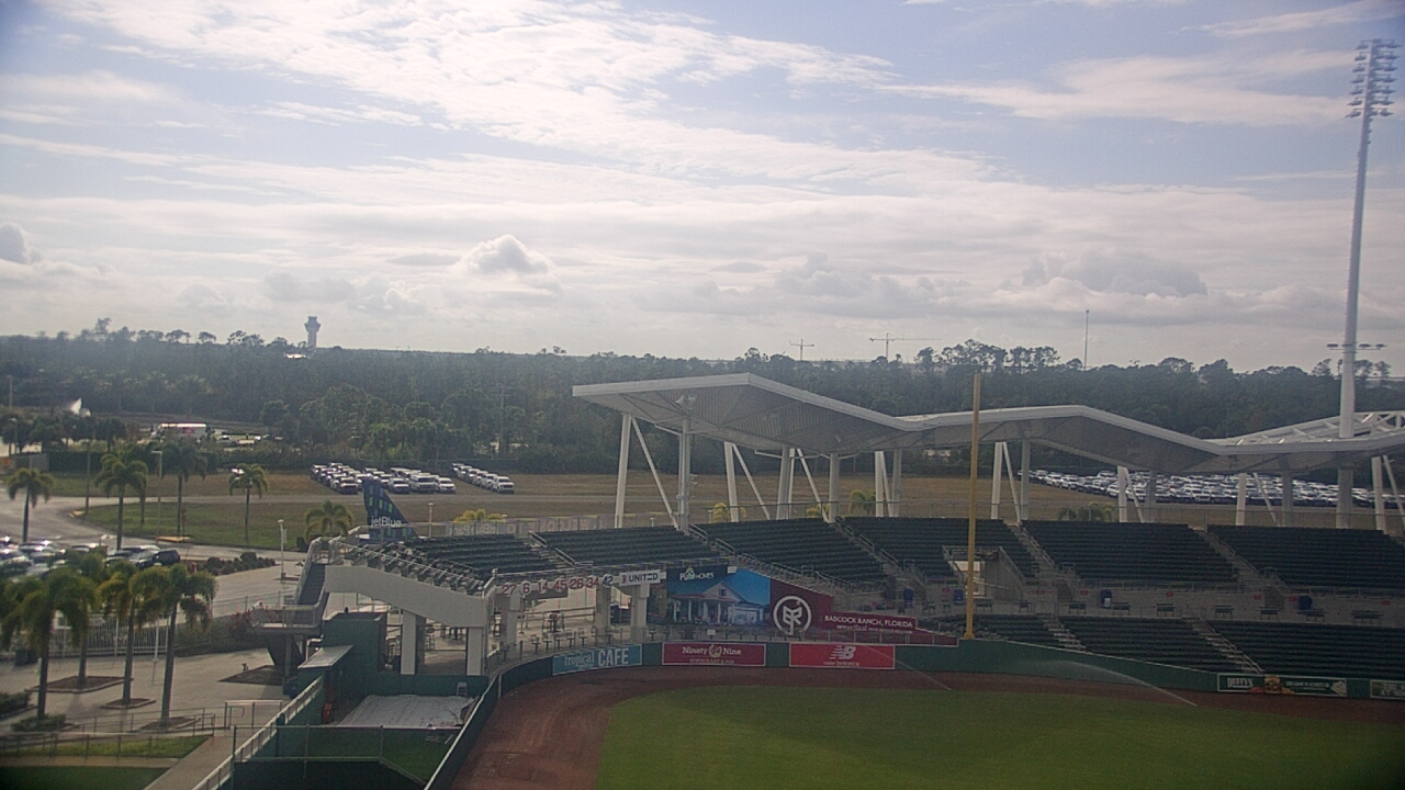 Thumbnail for current weather camera view from JetBlue Park at Fenway South in Arborwood, Florida