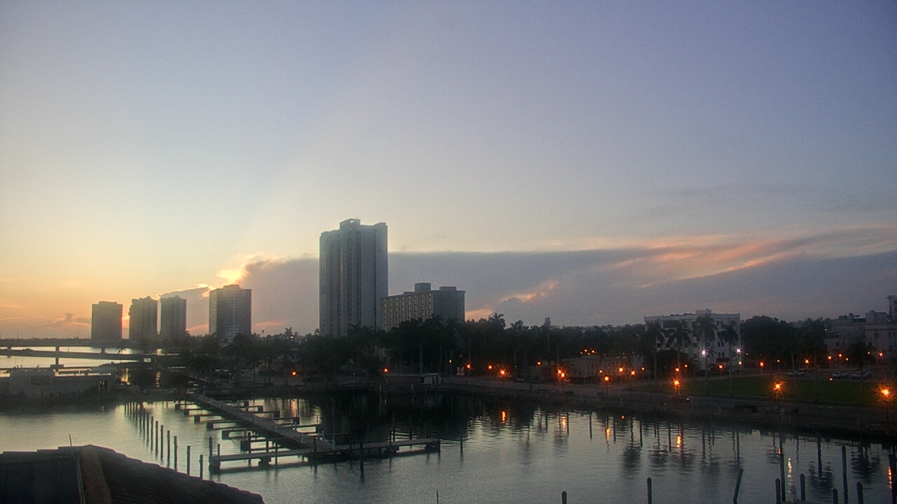 Thumbnail for current weather camera view from River District in Fort Myers, Florida