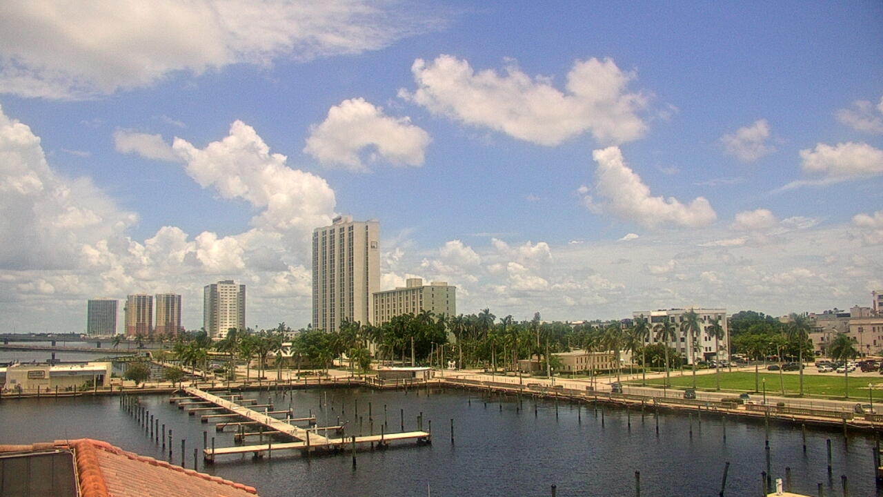 Thumbnail for current weather camera view from River District in Fort Myers, Florida
