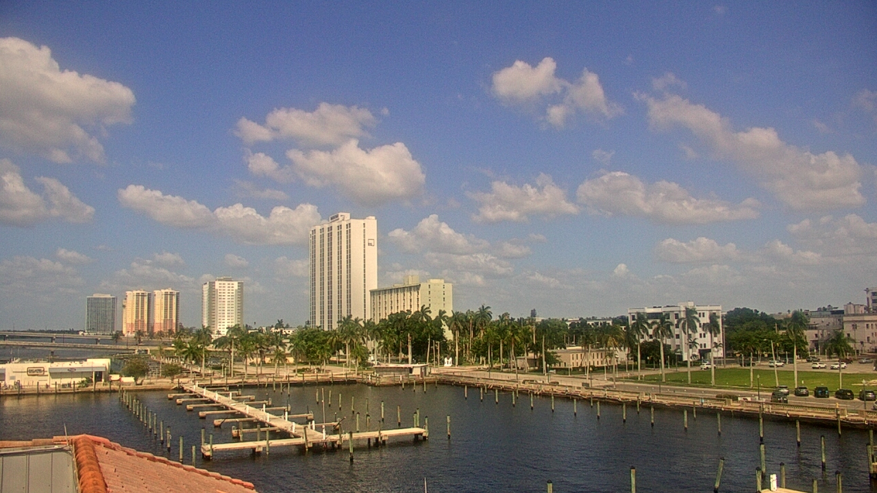 Thumbnail for current weather camera view from River District in Fort Myers, Florida
