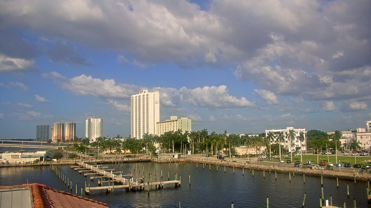 Thumbnail for current weather camera view from River District in Fort Myers, Florida