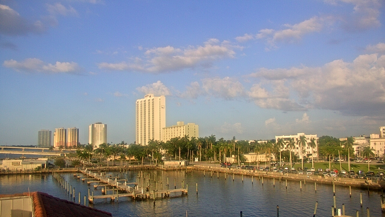 Thumbnail for current weather camera view from River District in Fort Myers, Florida