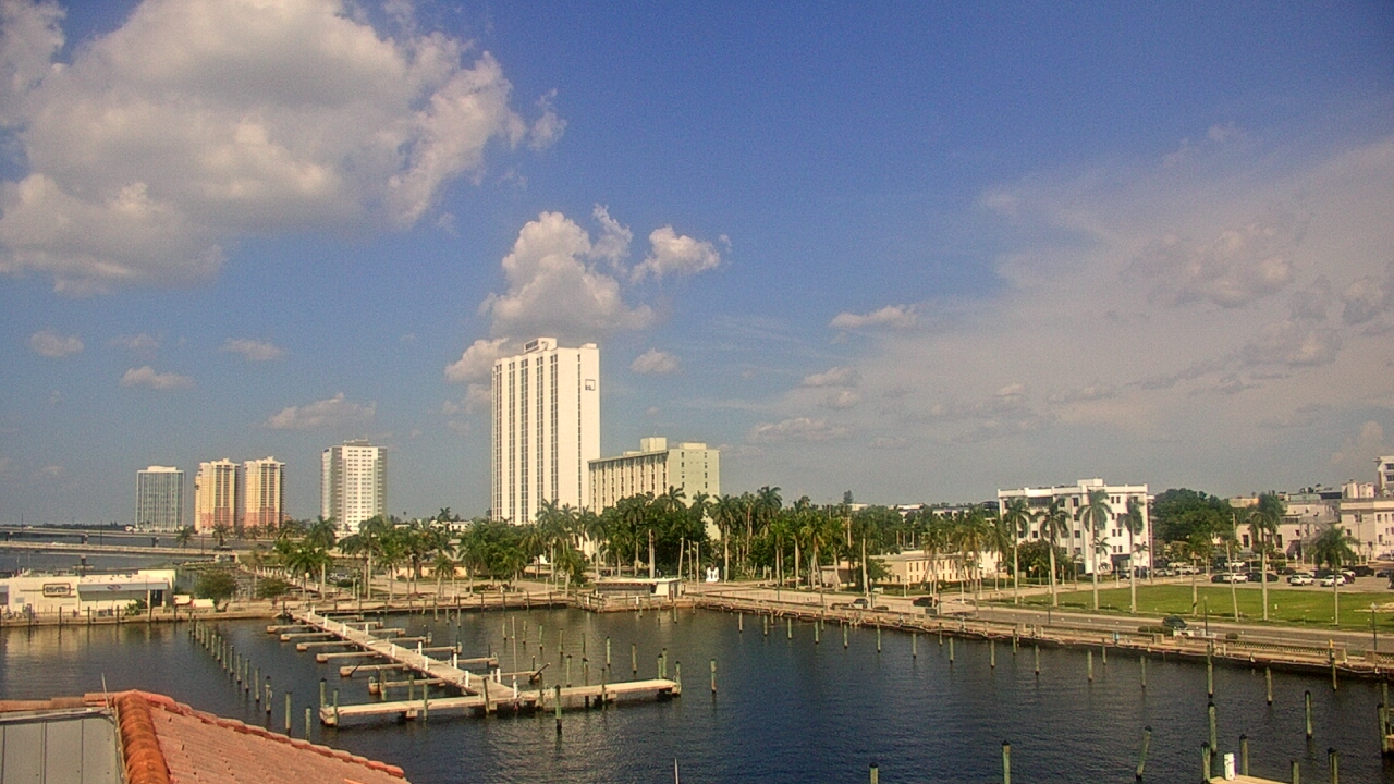 Thumbnail for current weather camera view from River District in Fort Myers, Florida